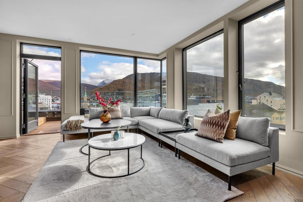 شقة Penthouse In Downtown Tromso New المظهر الخارجي الصورة