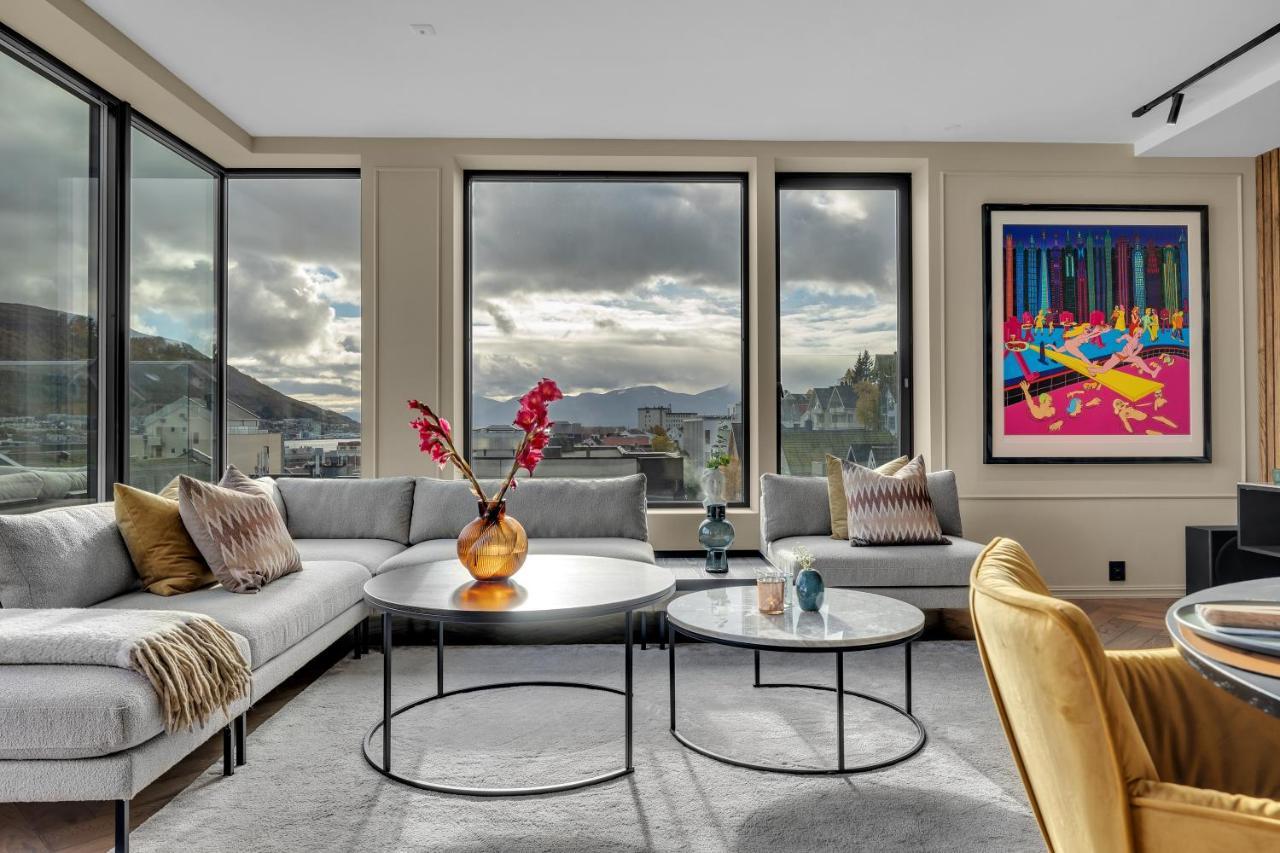 شقة Penthouse In Downtown Tromso New المظهر الخارجي الصورة