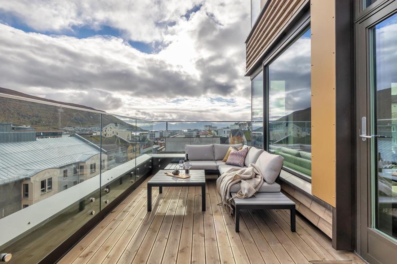 شقة Penthouse In Downtown Tromso New المظهر الخارجي الصورة