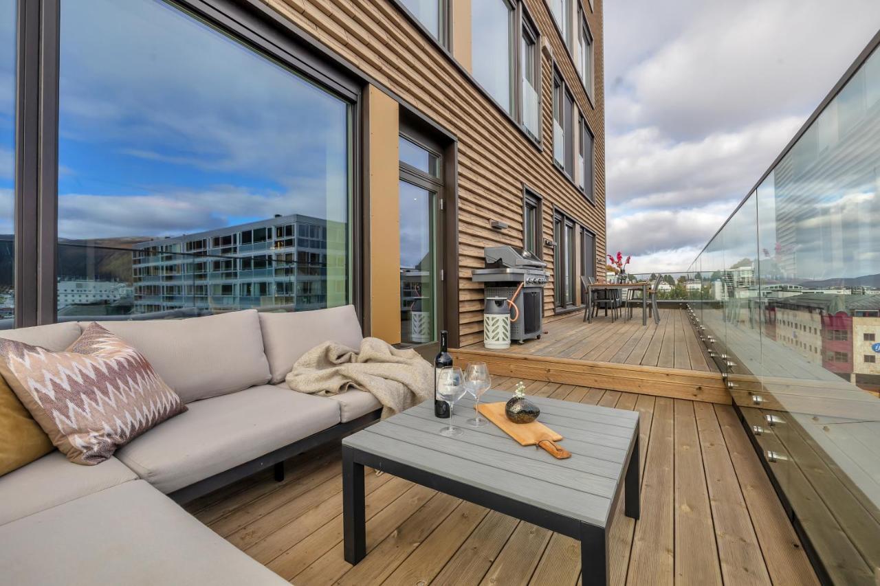 شقة Penthouse In Downtown Tromso New المظهر الخارجي الصورة